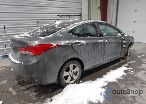 2013 Hyundai Elantra Gls из США, поврежденный, VIN 5NPDH4AE0DH296948